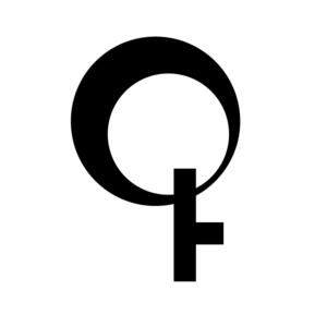 Kvinden bag logo